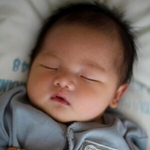 Chinese baby sleeping