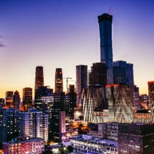 Beijing skyscrapers - common prosperity